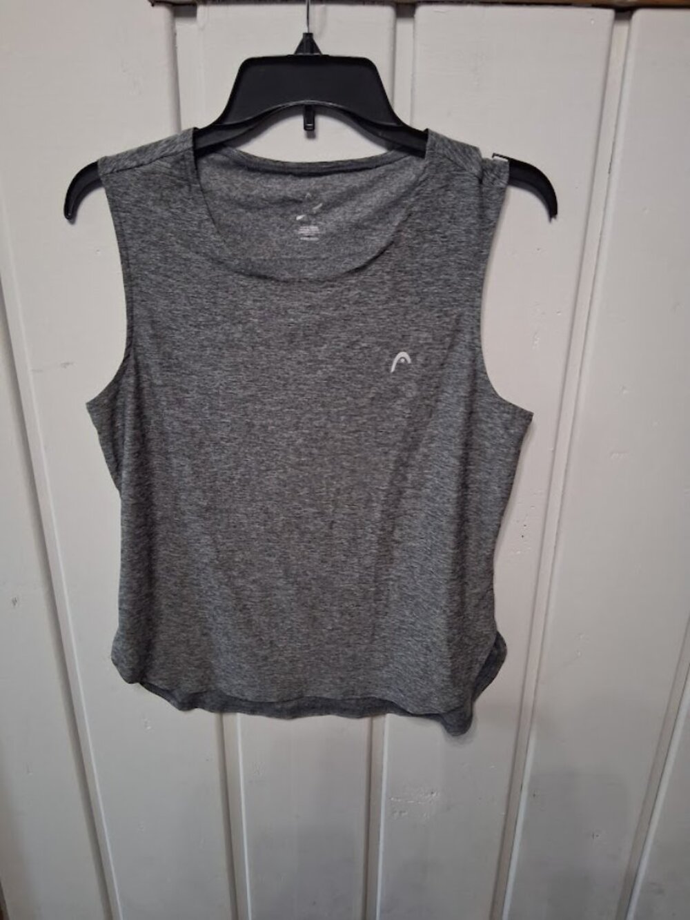Head Women's Heather Gray Activewear Tank Top Sz L
